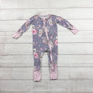 Suzel Floral Zip Convertible Bamboo Pajamas